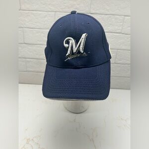 Milwaukee Brewers New Era Official Batting Practice Fitted Hat Cap Small/Medium